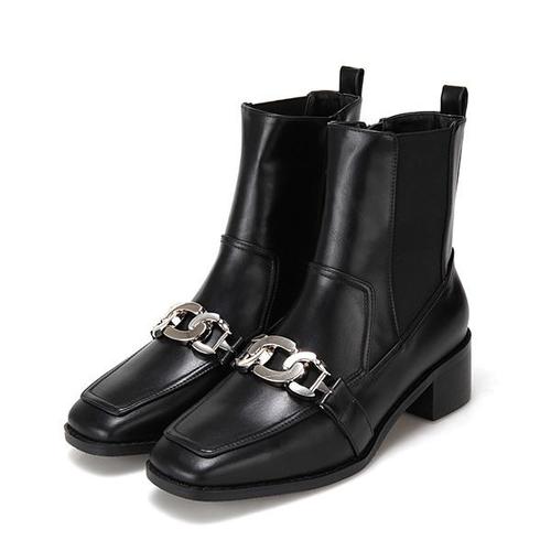 [바바라]B BY BABARA 체인포인트 여성첼시부츠 4.5cm_DIE832BK