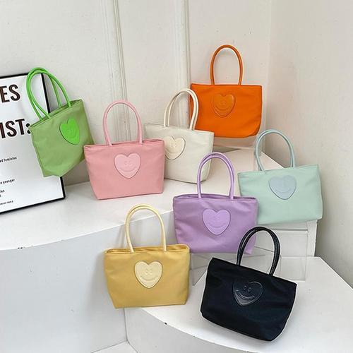 [큰손할인] 하트미니손가방 나일론 귀여운 여성 대학생 가방 미니백 데일리