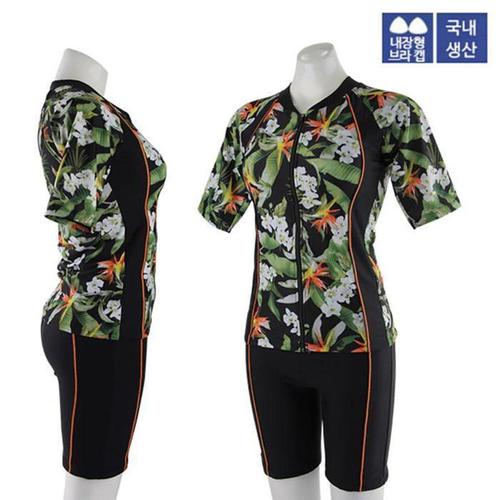 [리디아넬]XBLUE 여자 반팔 집업 투피스 수영복 N76119 여성 잇템 (37864000A)