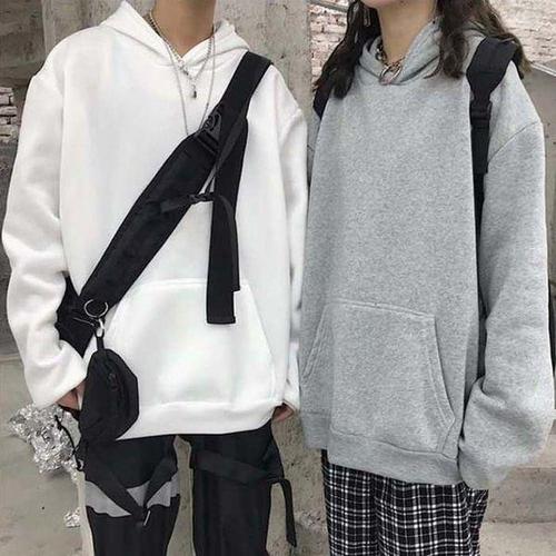 [셀러허브_여성트랜드패션]남녀공용 커플아이템 미으 기모 후드티 무 가을 보세