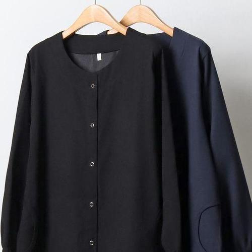 [시드마켓]라운드넥 롱 스냅 버튼 자켓 310J412S 빅사이즈 510