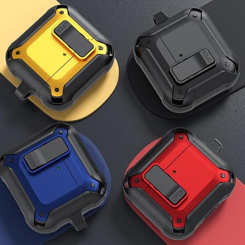 [테일즈]에어팟 프로3 케이스 컬러핏 분실방지 버클락 하드 케이스