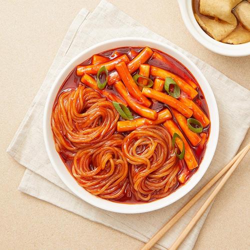 [추억의 국민학교 떡볶이] 국떡 쫄볶이 520gX4팩