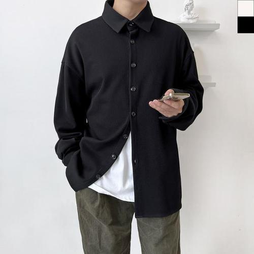 셀러허브 [S52PMMS81]남자빅사이즈 골지셔츠자켓