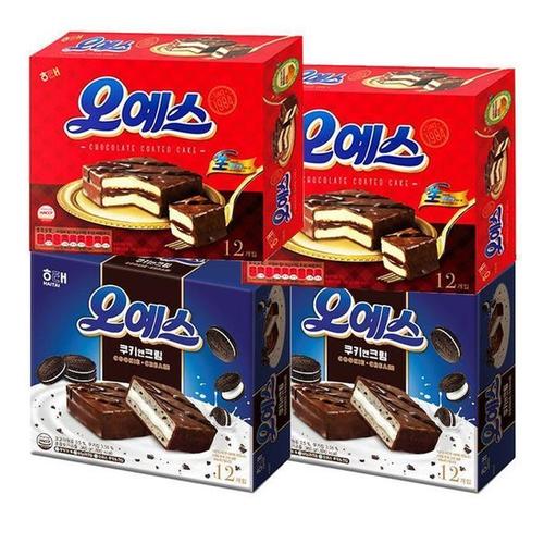 해태 오예스 오리지널360g 2개+쿠키앤크림360g 2개