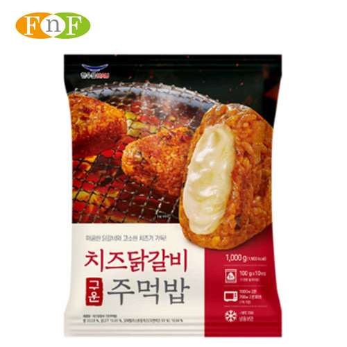 후레쉬 냉동볶음밥 다이어트 즉석밥 치즈닭갈비구운주먹밥 100g x10봉