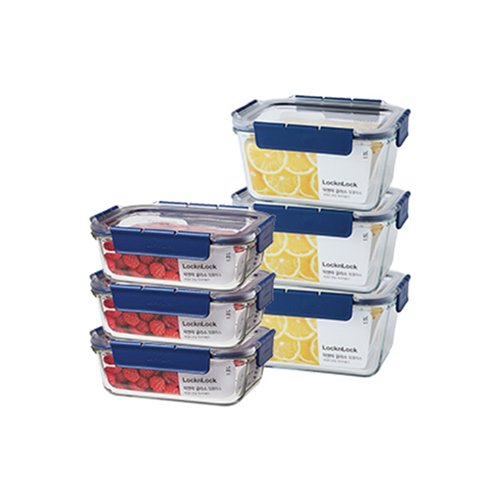 탑클라스 직사각 6개구성 (1L 3개+ 1.5L 3개)