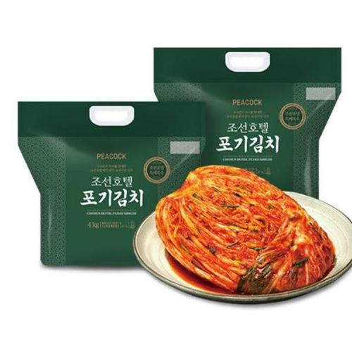 [피코크]조선호텔 포기김치 8kg (4kg+4kg)