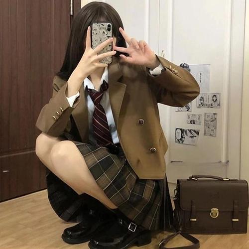 [JHP9SOQ7_51IB]4버튼 숏자켓(3color) 교복 여자교복