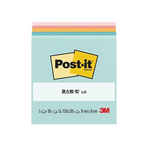 포스트잇투명 3M 포스트잇 654 5 비치사이드카페 500매