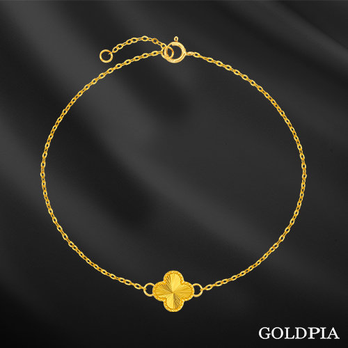 ★2월 혜택★ [골드피아] 24K 순금 행운의 크로버 팔찌