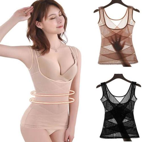 셀러허브 [RGK7155T]바디쉐이퍼 여자보정나시 통풍 좋은 여름용