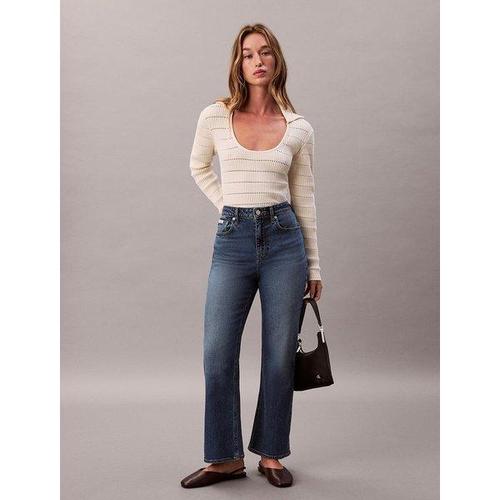 갤러리아_CK진[여] 하이라이즈 크롭 플레어(47E741G-3SK)