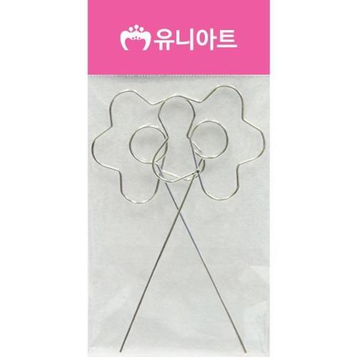 [JH833QRS_52GP]유니아트 메모꽂이철 꽃 1500