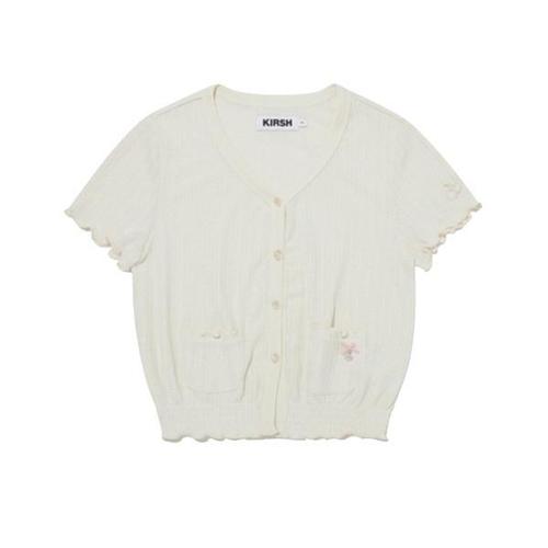 [키르시][키르시]스몰 체리 포플 브이넥 니트 가디건 KKRMCCD513M_IVA