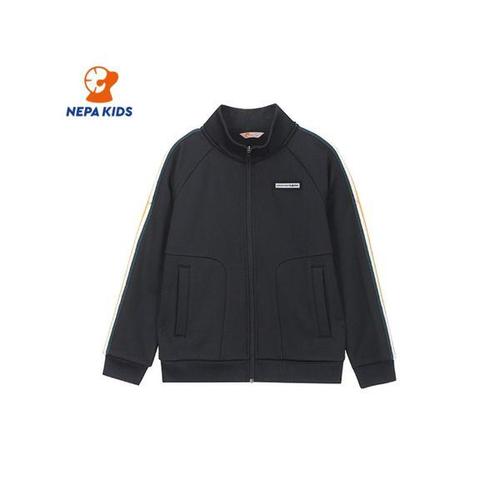 [네파키즈]아르코 트레이닝 집업 블랙 KG76202
