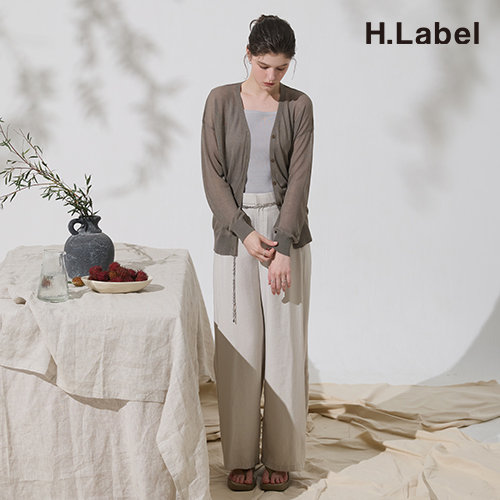[최저가][H.LABEL] LINOIR 26SS 프렌치 린넨 블렌디드 가디건 3종 2