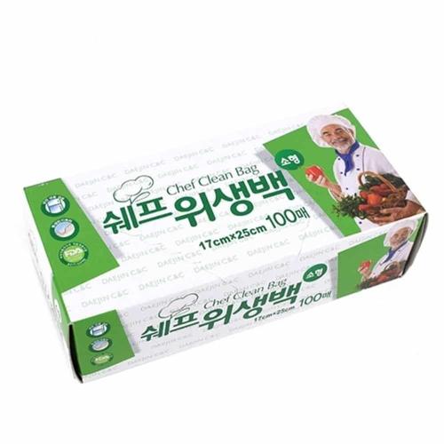 오너클랜 위생비닐 100매 위생봉투 크린롤백 위생용품 개인용 비닐 WFKMZ5E