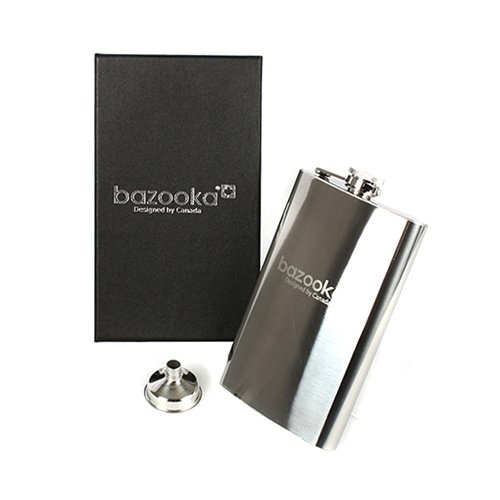 바주카(BAZOOKA) 바주카 힙플라스크 사각 250ml (깔대기포함)