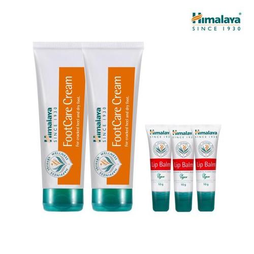 하프클럽 [히말라야]풋케어크림 75g x2+립밤 10g x3