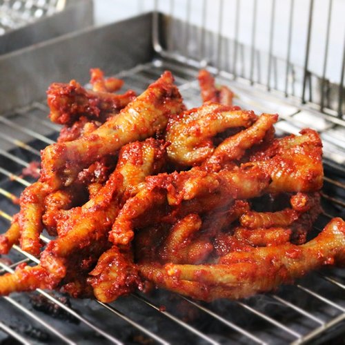 [장수불닭발]20년전통 직화구이 통뼈닭발 매운맛 250g X 5팩