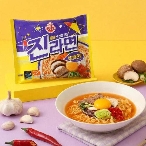 갤러리아_오뚜기 진라면 약간매운맛 40개입 (5개입번들 x 8개)