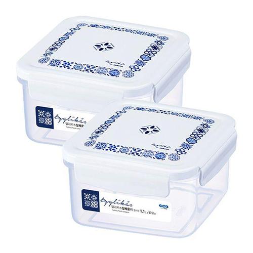 코멕스 틸리카스 밀폐용기 정사각형 21호 1.1L X 2개 (WFIYY01)