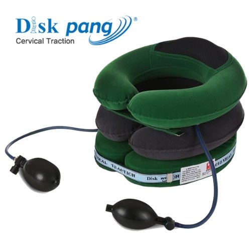 디스크팡 고급형 수동식 공기주입식 정형용 견인장치 목을 견인하는 의료기기