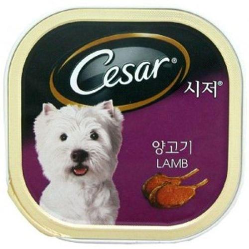 강아지용 시저캔 통조림 애완견 간식 육류 맛 (WFK8ORY)