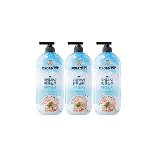 오가니스트 히말라야핑크솔트 바디워시 쿨링 900g 3개