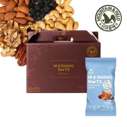 갤러리아_한줌견과 모닝너츠라이트30세트x2 (견과선물)