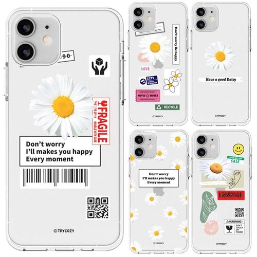 갤럭시A퀀텀 감성데이지 투명 젤리 케이스 A716 W895B91