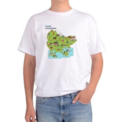 길단 아시아핏 반팔티 경남 여행지도 TRAVEL MAP 관광 TOUR 여기그림 WFKNUWU