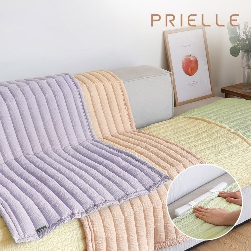 [쁘리엘르] 허니팝 밴드 고정 시어서커 쇼파패드 65X240