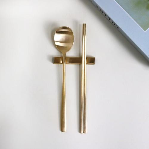 박씨상방 [박씨상방] 전통 유기 1인 수저세트 2P