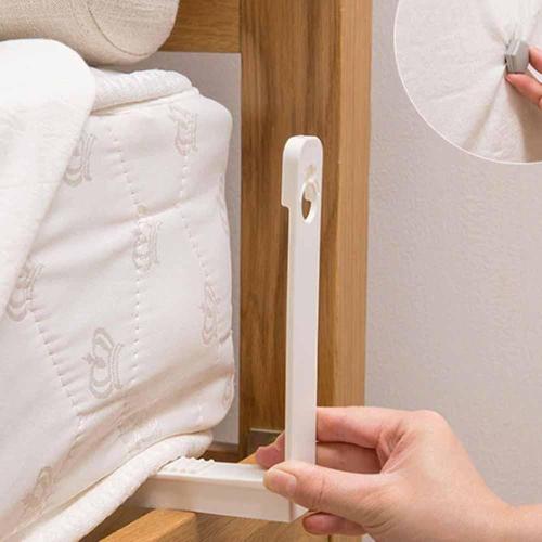 원룸생활 침대시트고정 4개 홀더 클립 이불 버클 소파 침실 핀