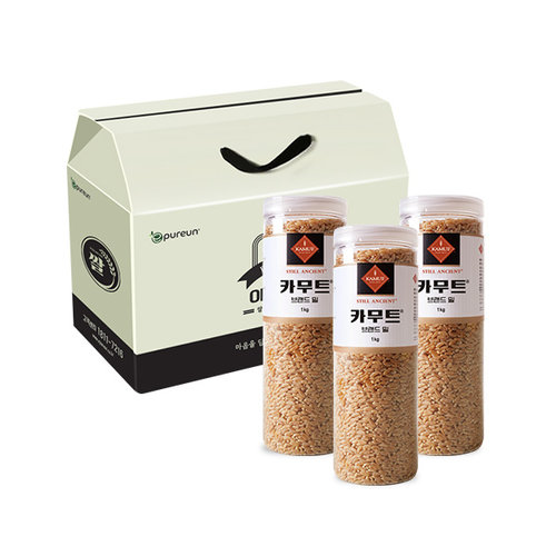 정품 카무트® 브랜드 호라산 밀 선물세트 1kg x 3개