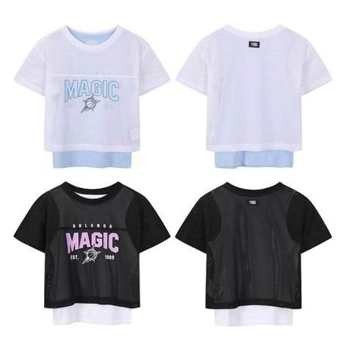 [NBA KIDS]ORL 여아 메쉬 레이어드티 K262TS640P_JJ