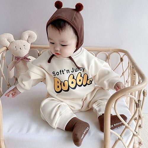 [조이멀티]버블 기모 아동 긴팔 우주복 204504