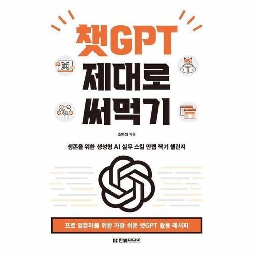 보리보리 [웅진북센]챗GPT 제대로 써먹기 - 프로 일잘러를 위한 가장 쉬운 챗GPT 활용 레시피