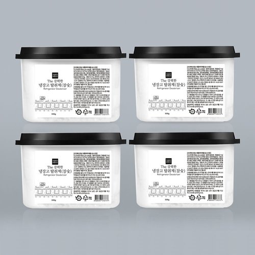 (주)스카이코리아 The 강력한 제올라이트 냉장고 탈취제 300g x 4개입