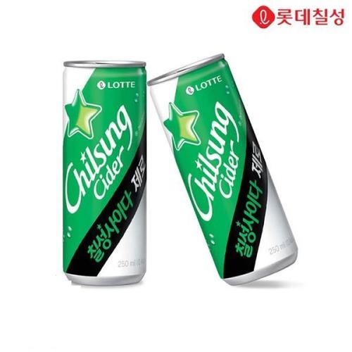 [롯데]롯데 칠성사이다제로 250ml x30  무 (9142945)
