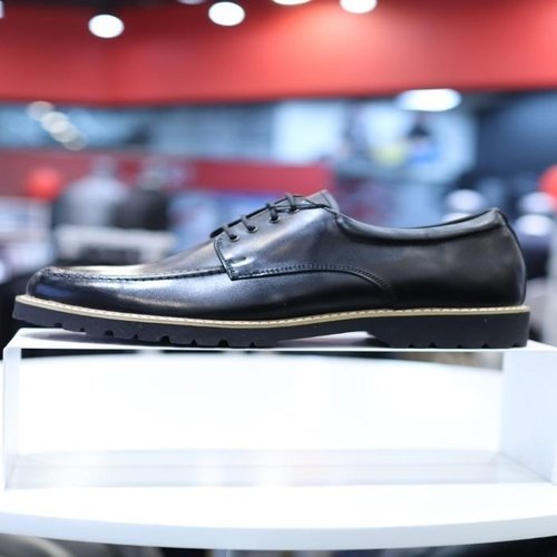 STCO 세이브존04 블랙 U팁 더비 슈즈 구두 1FW25531