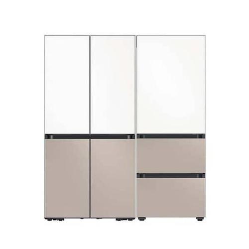 삼성 비스포크 냉장고 김치냉장고 세트 에센셜화이트＋베이지 RM70F63R2ZG＋RQ33DB74D2AP
