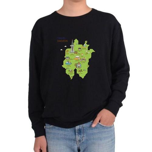 [에이치플러스몰]대전여행 맨투맨남녀 KOREA 한국 TOUR 모든사이즈 DAE