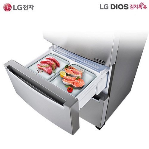LG DIOS 디오스 김치톡톡 김치냉장고 (K330SS19E) 327리터 [실리트 3종세트]
